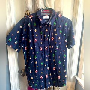 Christmas button down